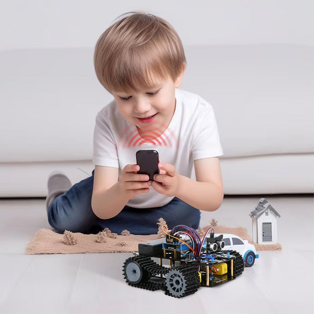 ACEBOTT QD004 Tank Track Expansion Pack for QD001 Smart Car — view 2
