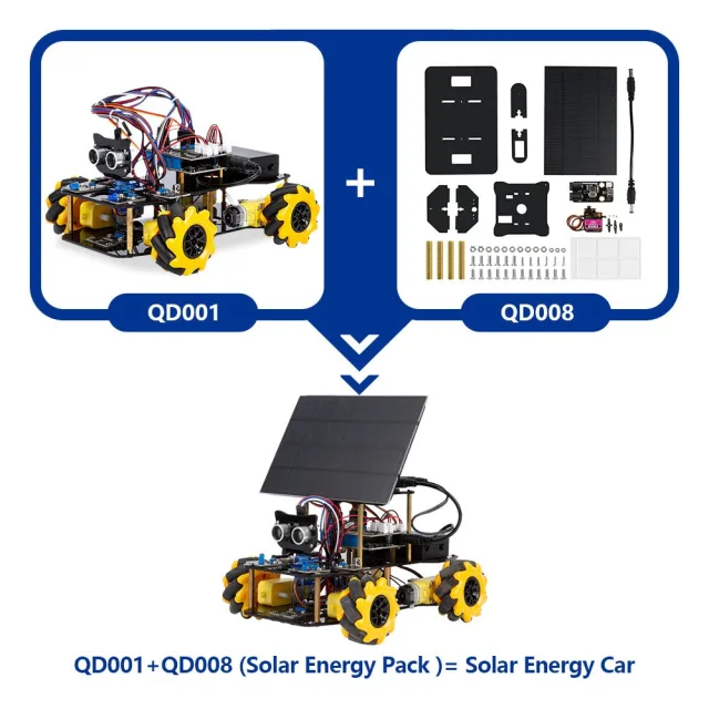 ACEBOTT QD008 Solar Energy Expansion Pack for QD001 Smart Car