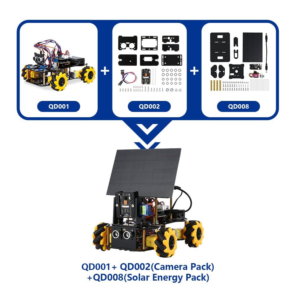ACEBOTT QD008 Solar Energy Expansion Pack for QD001 Smart Car — view 2