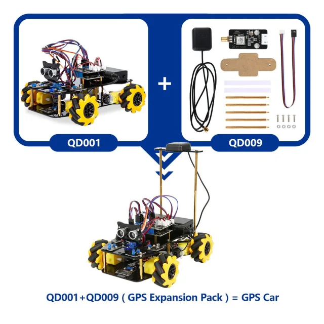 ACEBOTT QD009 GPS Expansion Pack for QD001 Smart Car