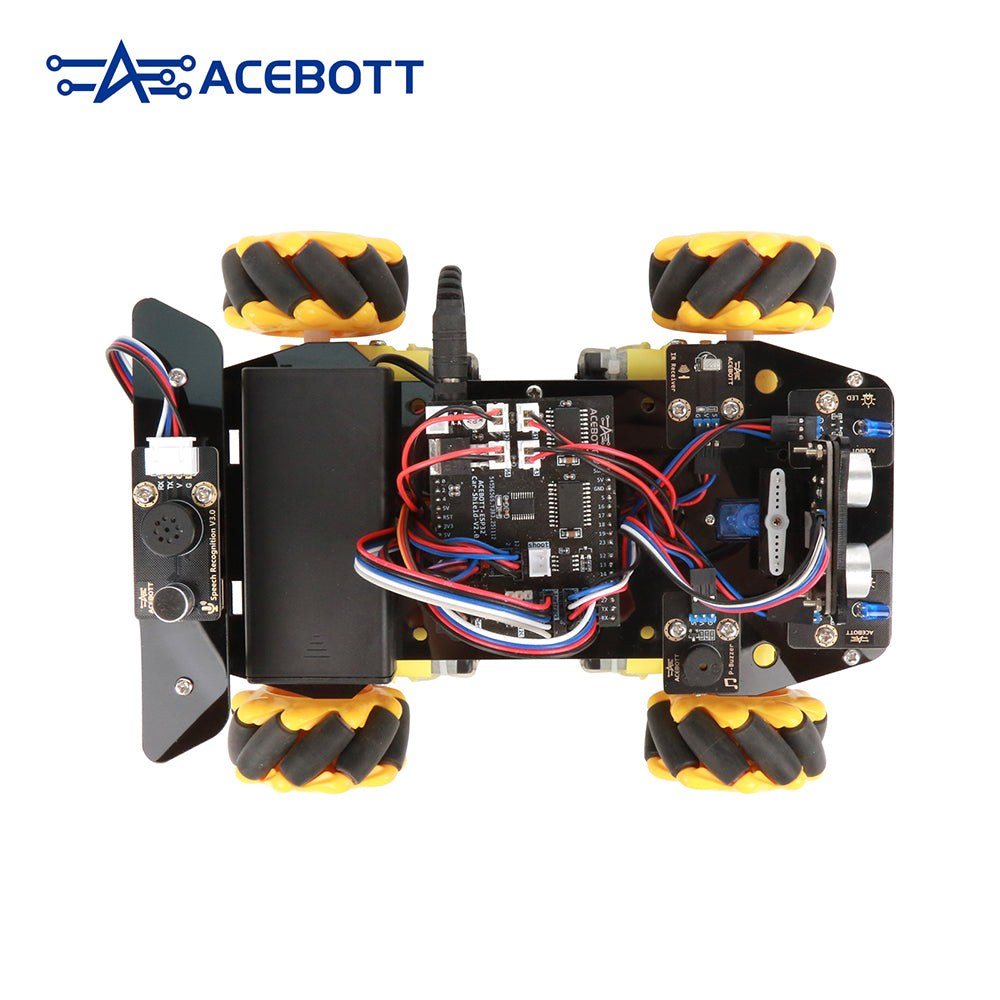 ACEBOTT QD011 Offline Voice Control Expansion Pack for QD001 Smart Car — view 2