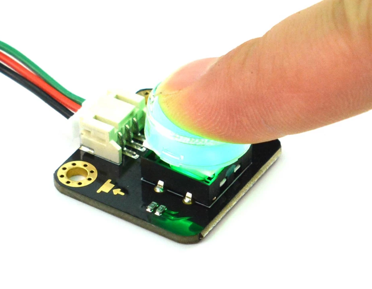 DFRobot Gravity LED Button - Green (DFR0785-G) - Illuminated Push Button Module with Transparent Cap, 3-Pin Gravity Connector for Arduino & micro:bit — view 3